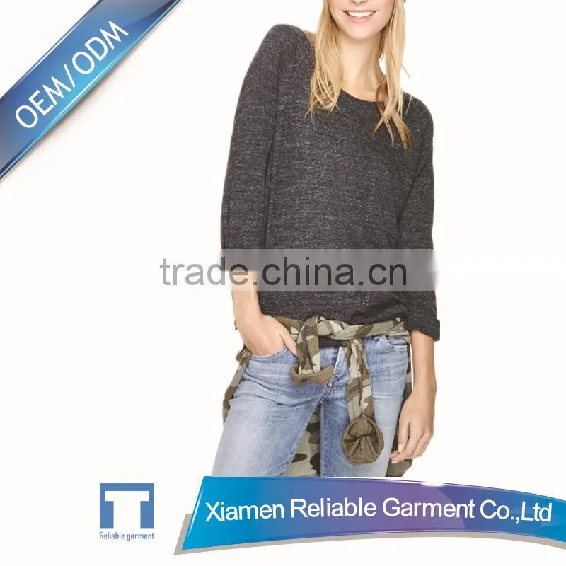 Top quality custom women long sleeve dress shirt made in china