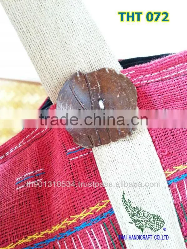 Large Embroidered HMONG Hill Tribe Tote Handmade Big Bag