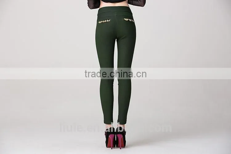 new style ladies pants comfortable tight women pants