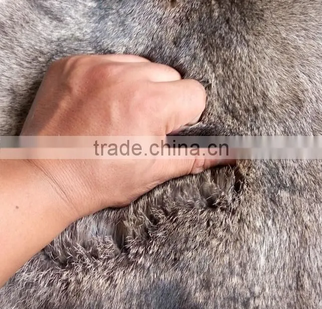 2017 Hot sale Premium quality wholesale rabbit fur skin