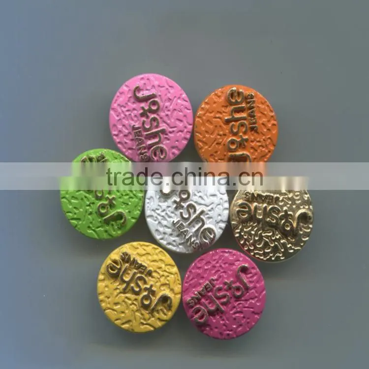 Fantastic Fashion Colorful Garment Shank Jean Metal Button