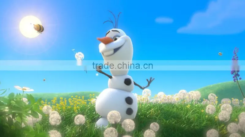 100% in-kind shooting cheap olaf costume snowman olaf mascot costume for adult