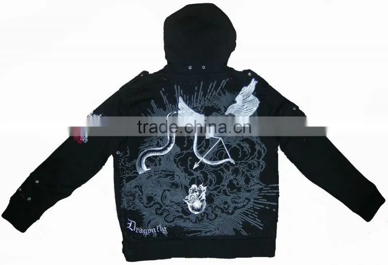 Men's fleece hoody jacket