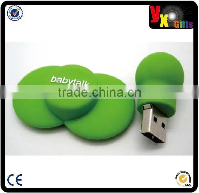 Best gift soft pvc usb flash drive 1gb 2gb 4gb