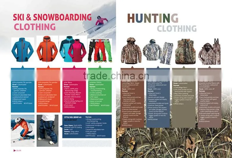outdoor sportswear windproof softshell jacket