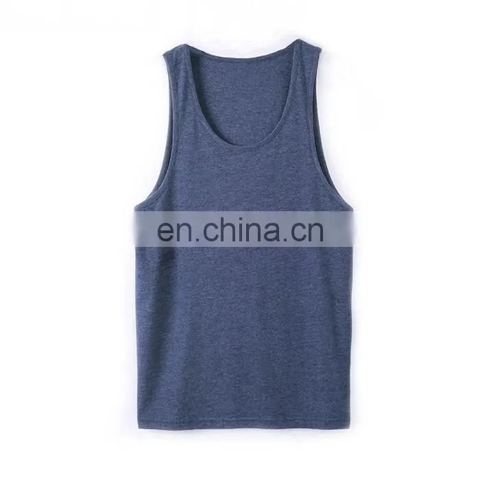 Wholesale plain loose fit tank tops for men