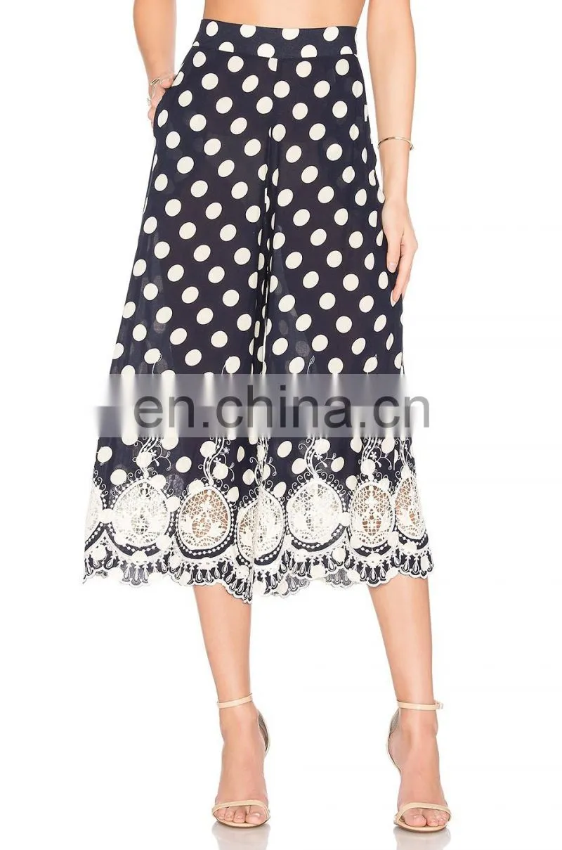 Best selling high waist lace pants