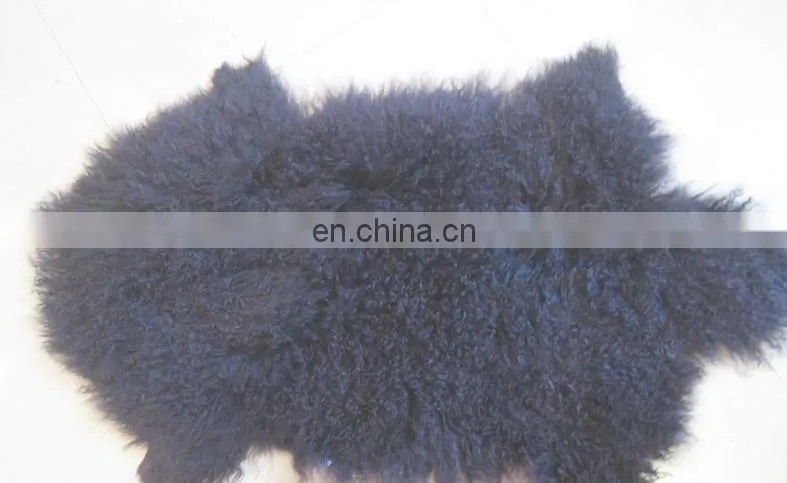 Mongolian Lamb Fur Skin Tibet Lamb Fur pelt From China