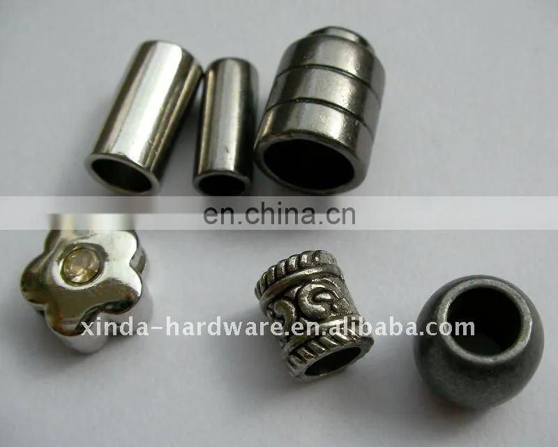 Zinc alloy beads for garments