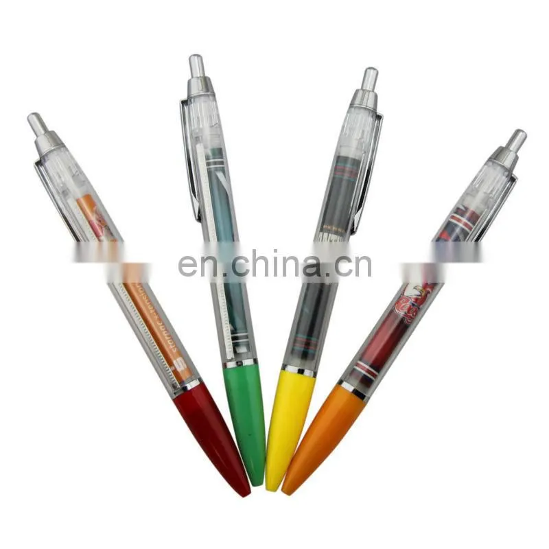 Plastic banner ballpoint pen for advertising