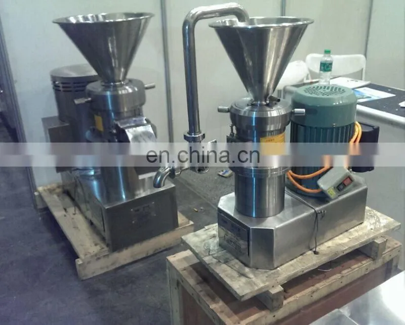 electric industrial cocoa nut butter grinder sesame colloid mill machine
