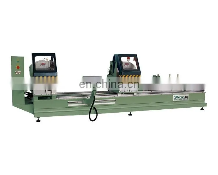 High Precision Double Head Plastic Frame Material Cutting Saw for PVC Window