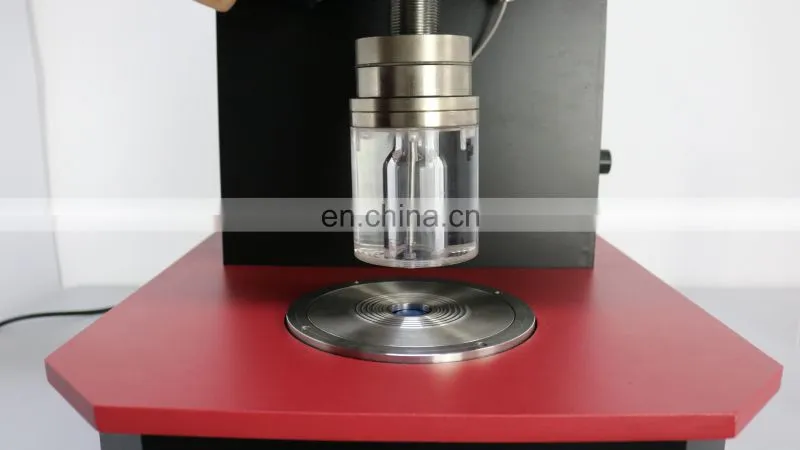 Hydraulic fabric mullen bursting strength tester