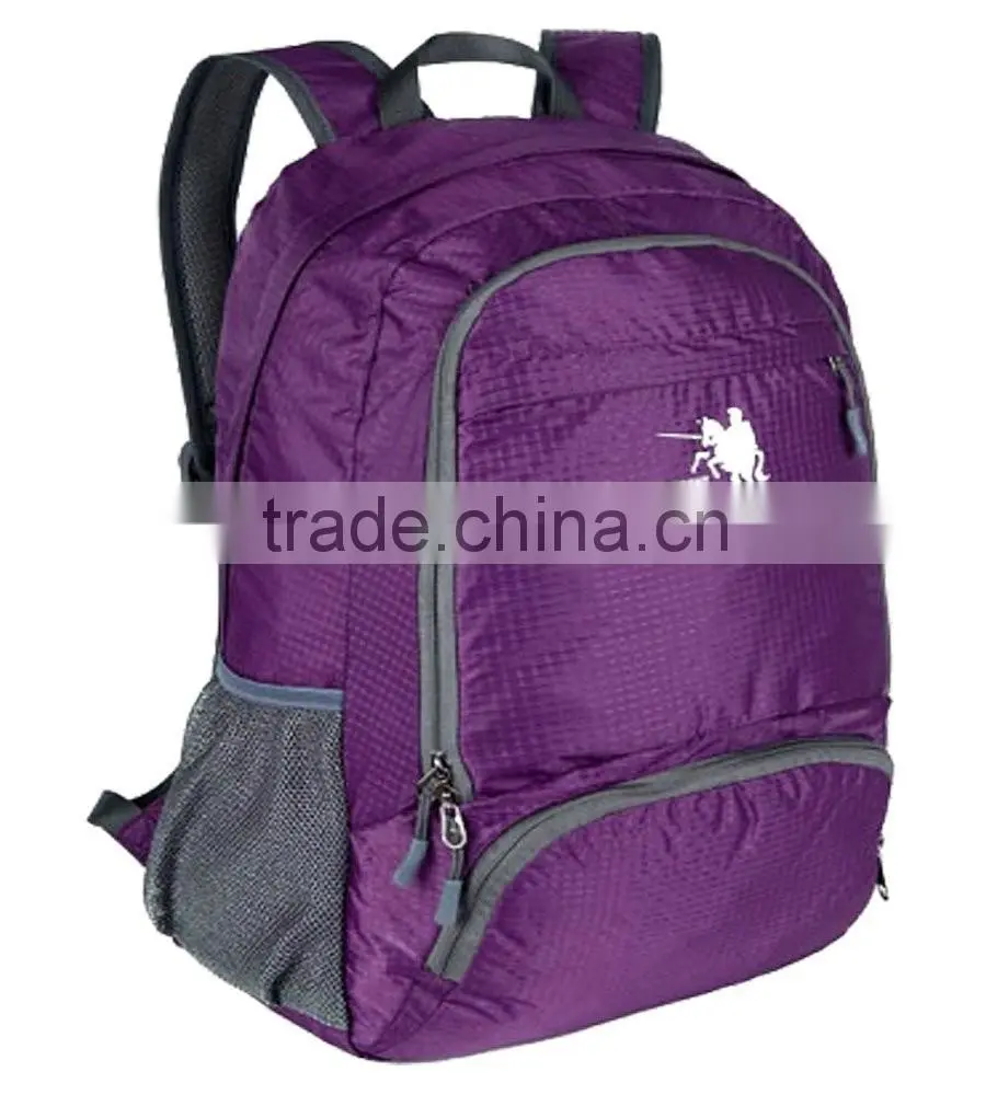 Outdoor Shoulder Bag Nylon Waterproof Backbag 35 L Travel Foldable Backpack