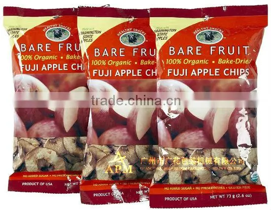 Apple chips/apple crisp/dry fruit packing machine