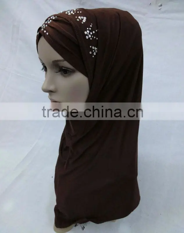 A455 Popular beaded al amira scarves HIJAB