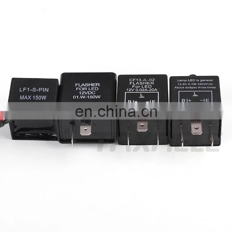 DC 12V Moto LED Turn Signal Flasher Relay Three Gear Frequency Motorcycle Adjustable Speed Flash Relay Accessaries CF13