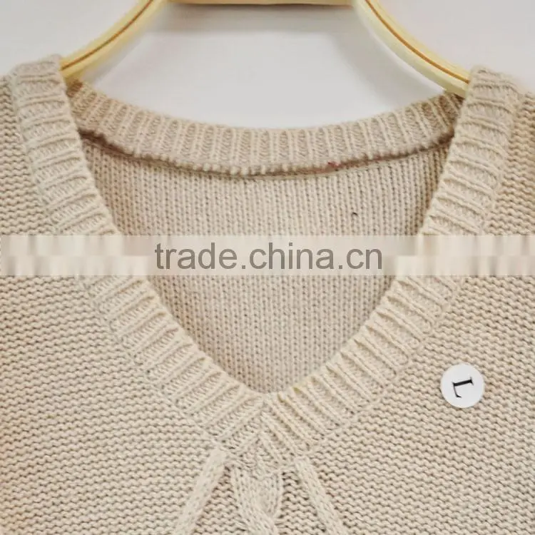 Plain latest cashmere sweater designs for girls 2016