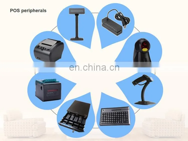 12 inch pos terminal Ture Flat Fanless Capacitive pos all in one for retail or restaurant pos