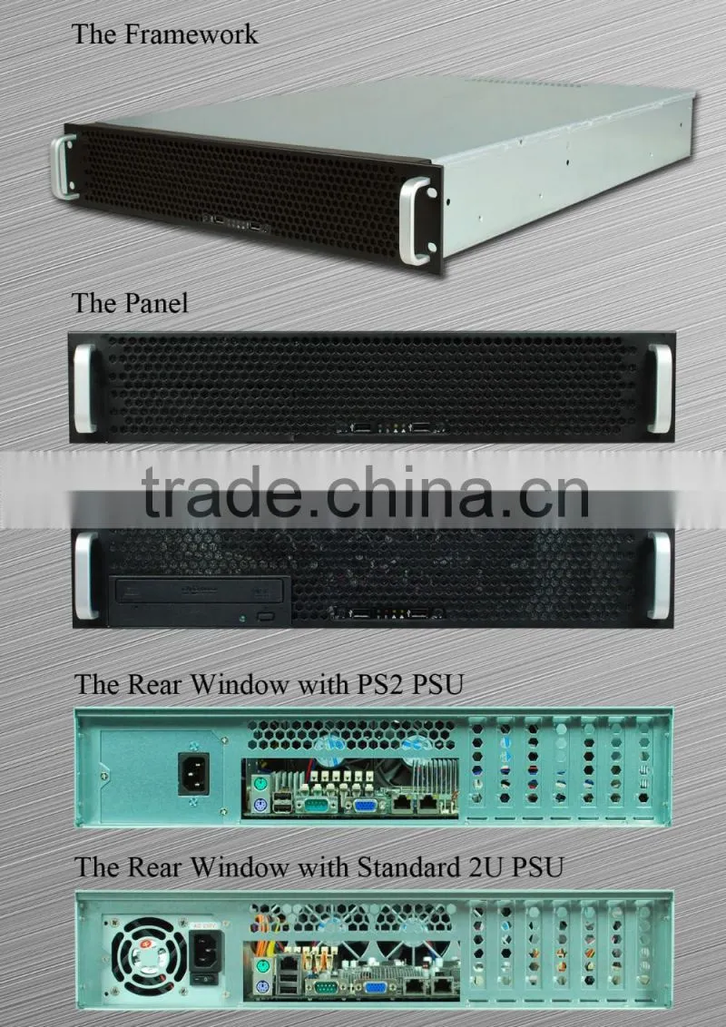 2016 new hot sale 2U 9 BAYS Industrial Control Server Case (free sample is provided) rackmount chassis