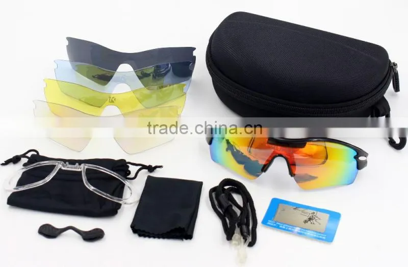 Factory Wholesale OEM UV400 Polarized Outdoor Sport Sun Glass Riding Cycling Glasses
