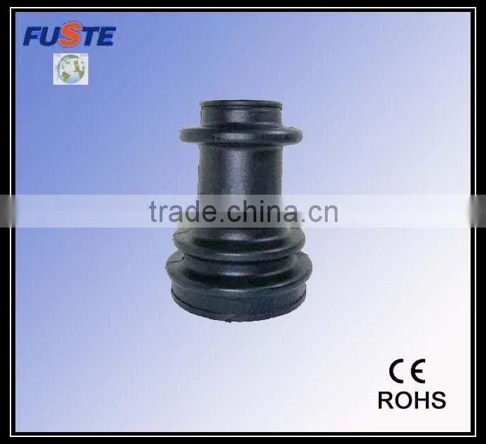 Injection molded rubber boot