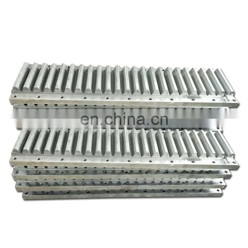 OEM Manufacturer Customized High Precision Alloy Steel Large Rack Gears for Sliding Gate