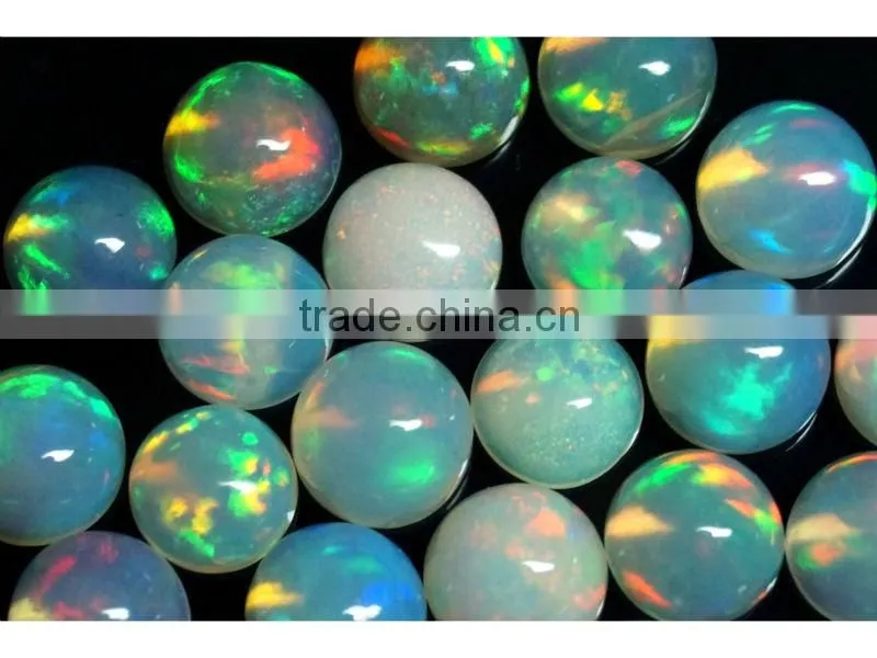 Natrual Ethiopian opal Cabochon Round 7mm wholesale price