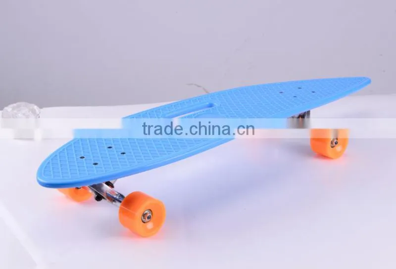 cruiser hand led longboard plastic skateboard