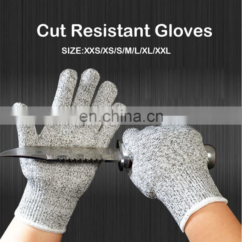JOHNCOO 5 HDPE Work Gloves EN388 Certified Hand Protection Cut Resistant Safety Gloves