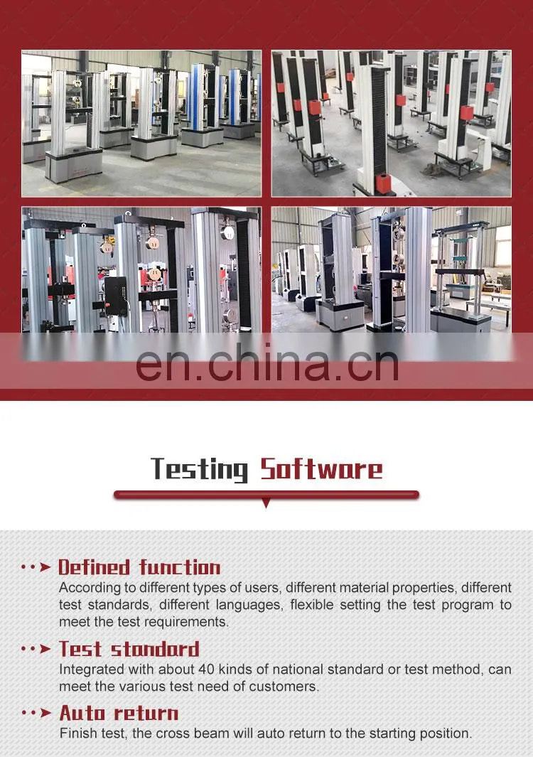 HSTAuto Power Computer Tensile Testing Machine Automatic Servo Control Tester For Steel Bars with CE certificate