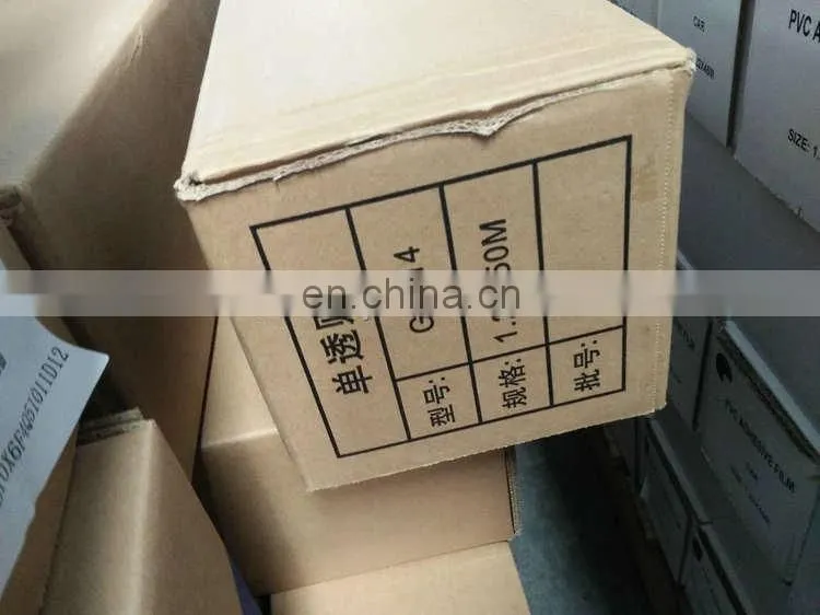 Matte surface micro perforated vinyl window film covering one way vision for advertising