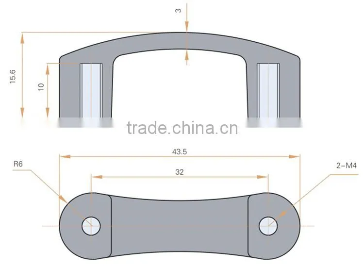 CE rohs 2015 FEILEI factory LS09 high quality cupboard door handle