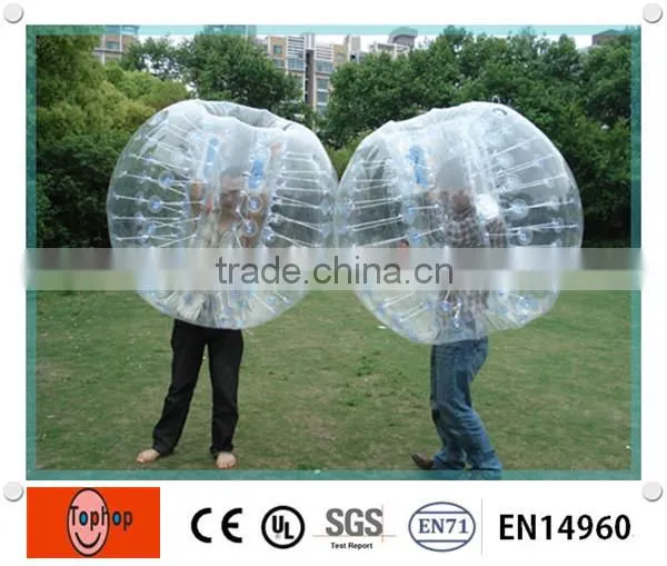 Beach Or Grassland Inflatable Bumper Balls ,Body Zorb Ball For Interactive Games