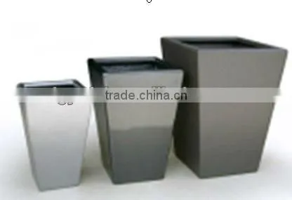 pottery and porcelain glossy large flowerpot