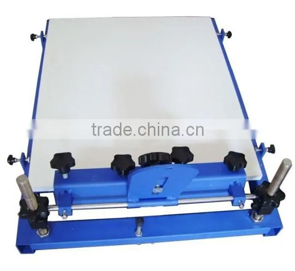 One color manual textile screen printing table