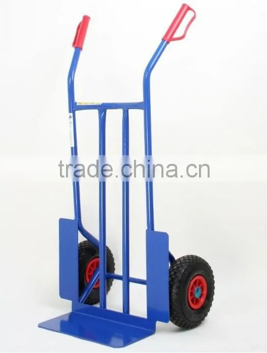 Heavy duty 250kgs load steel hand trolley sack truck