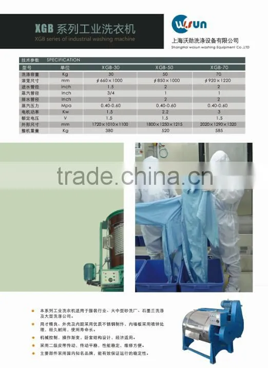 XGB series of industrial washing machine