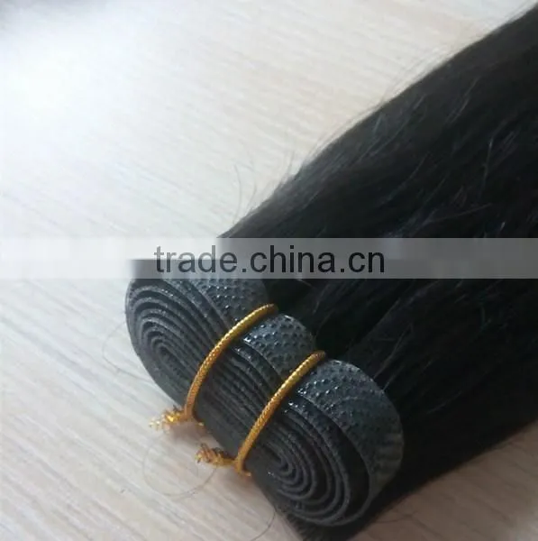 Brazilian Remy human handtied hair with different color and curly