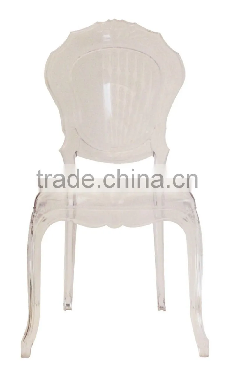 Modern Leisure dining clear resin bella plastic chairs