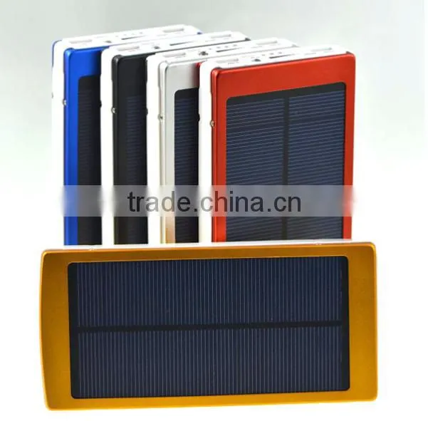 Special new arrival black waterproof solar power bank,20000MAH Solar Power Bank