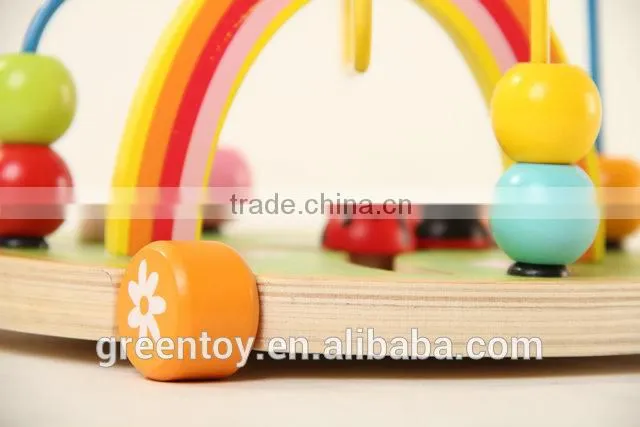 wooden bead maze toy educational toys for baby