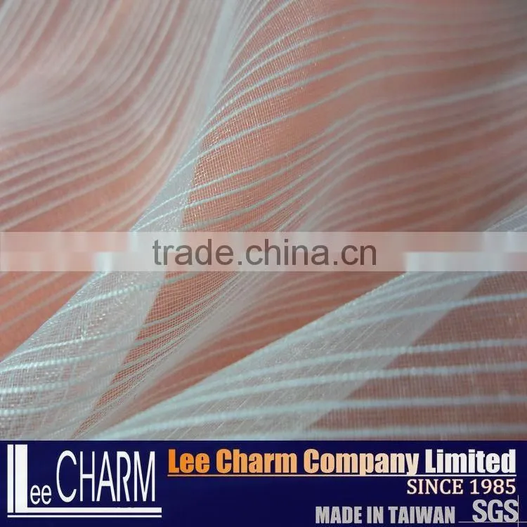 100% Polyester Sheer Voile Curtain Organza Tulle