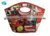 PP woven punched Handle Bag round handle punched pp woven shopping bag