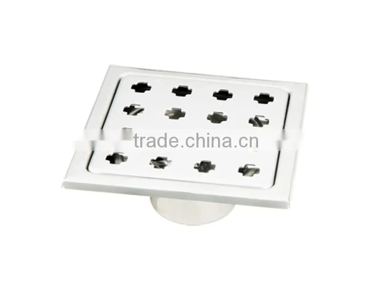 bathroom design Square water seal stainless steel floor drain