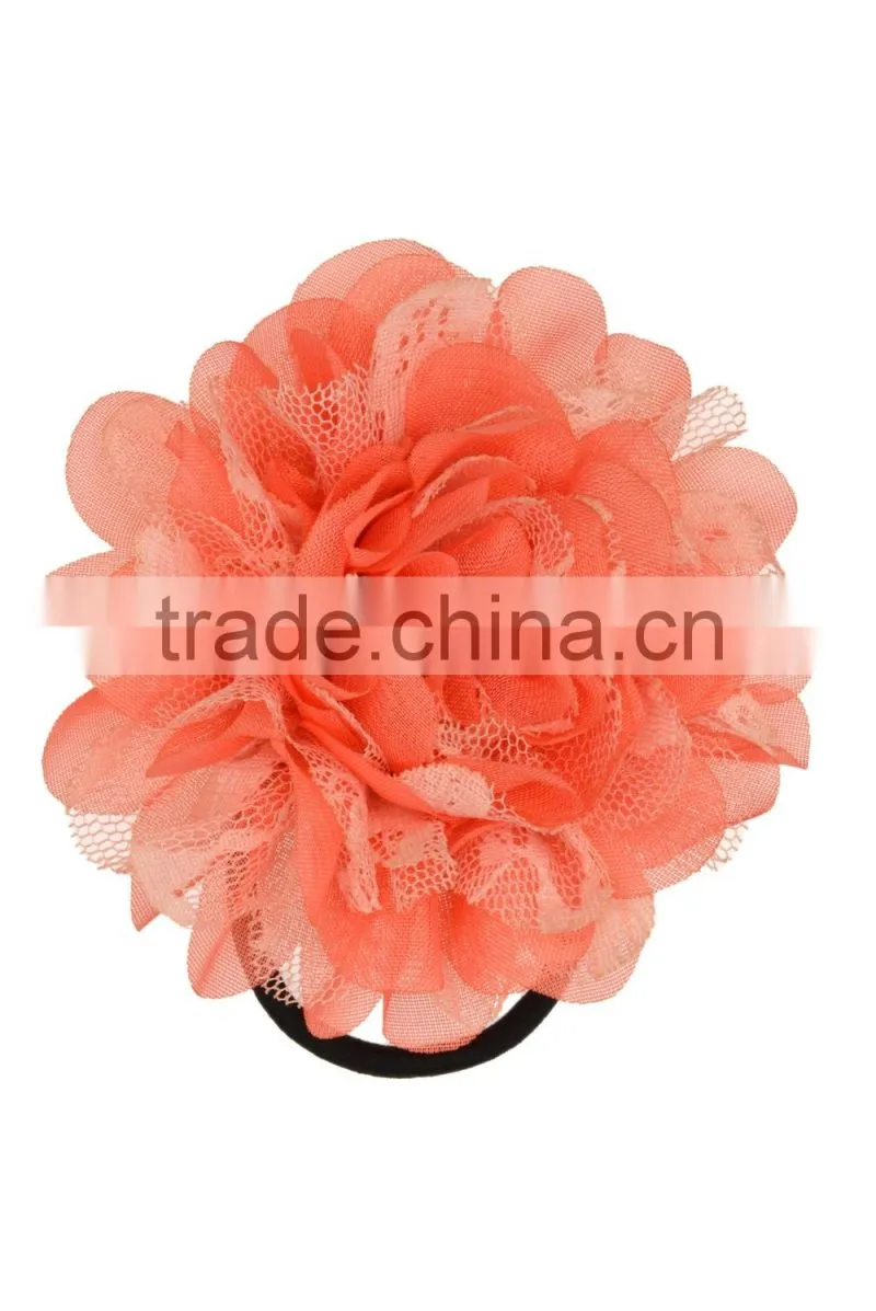 Organza Lace Flower Elastic/Hair Ties