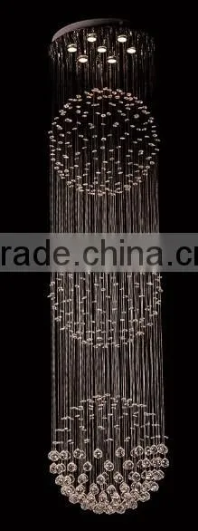 K9 Crystals Clear Beads Home Long Chandeliers