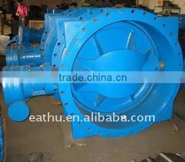 AWWA C504 72" Standard Rubber lined butterfly valve