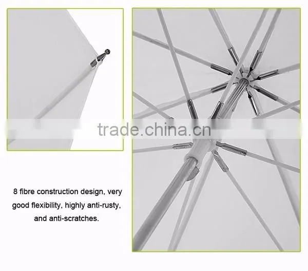 Aluminum Alloy 36' soft umbrella for Studio Lighting