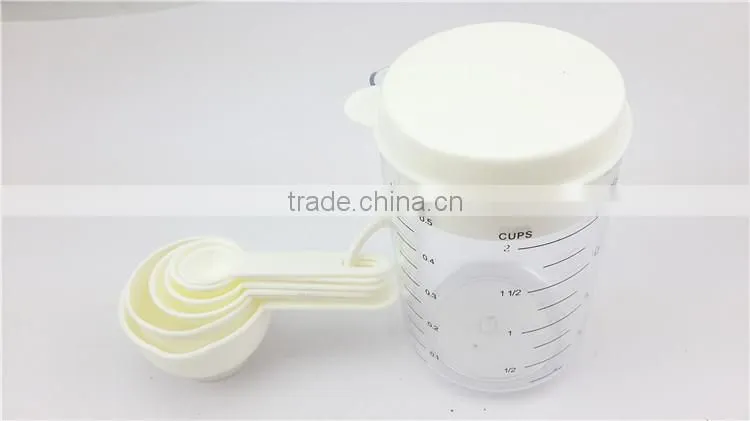 hot sell plastic measuring spoons and cup sets